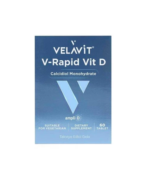 Velavit V-Rapid Vit D 60 Tablet ürün görseli 1