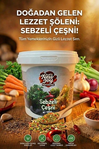 Sebzeli Çeşni 1000 gr Vegetable Seasoning ürün görseli 1