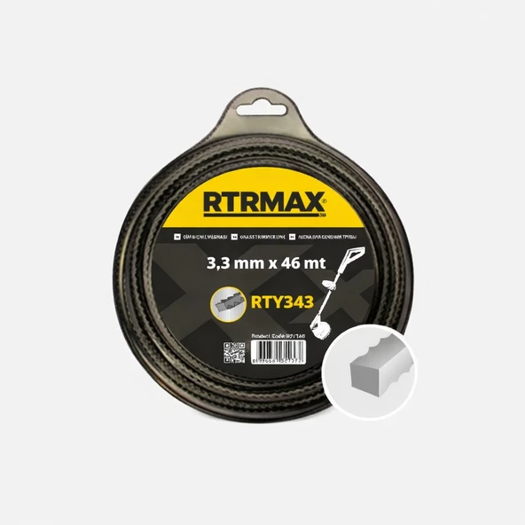 RTY343 Tırpan Misinası Testere Gri 3.3 mm x 46 Mt ürün görseli 1