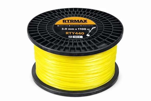 RTY440 Tırpan Misinası Altıgen Sarı 3.0 mm x 1100 Mt ürün görseli 1