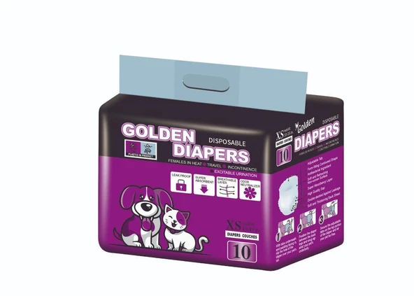 Golden Diapers Köpek Alt Bağlama Bezi XSmall ürün görseli 1