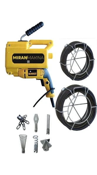 MİRAN  MATKAPLI KANAL GİDER AÇMA MAKİNESİ SETİ ürün görseli 1