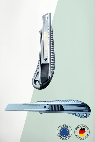 Alveta Endüstriyel Maket Bıçağı Metal Gövdeli Lutz Blades Bıçaklı Profesyonel Dayanıklı Falçata ürün görseli 1