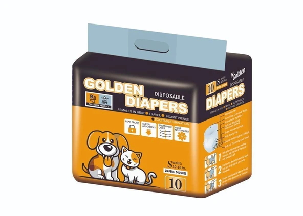Golden Diapers Köpek Alt Bağlama Bezi Small ürün görseli 1