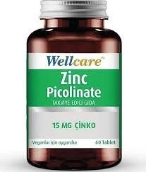 Wellcare Çinko Pikolinat 15 mg 60 Kapsül ürün görseli 1