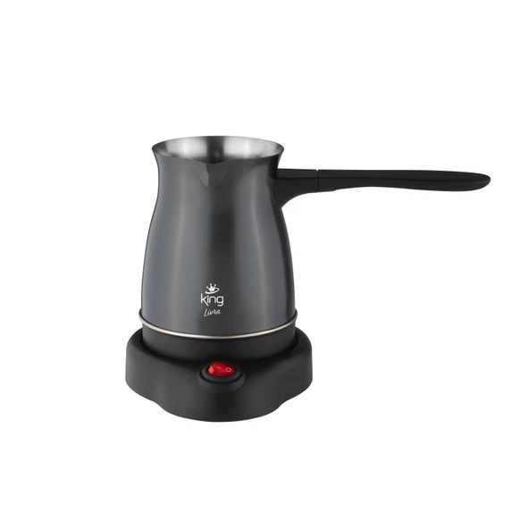KİNG K3104 LİVRA TÜRK KAHVESİ MAKİNESİ ANTRASİT ürün görseli 1