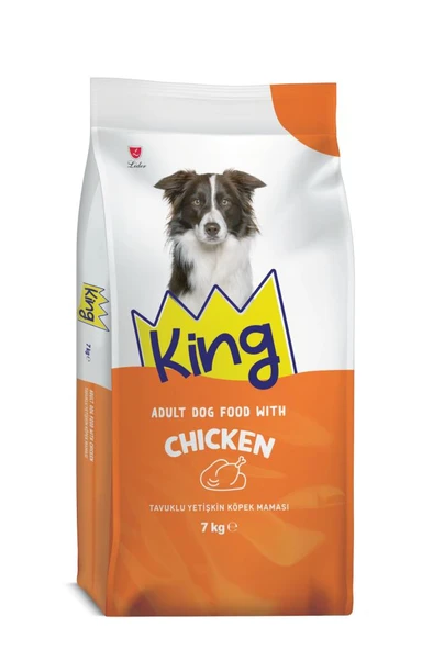 King Tavuklu Yetişkin Köpek Maması 7 Kg ürün görseli 1