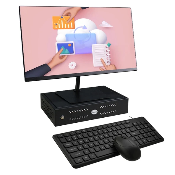 ESONIC MK2 İ5 4N 16GB DDR3 1TB SSD 24" Monitörlü Mini PC Oem Paket ürün görseli 1
