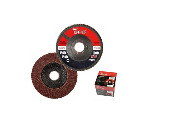 GFB ALÜMİNYUM FLAP DİSK ZIMPARA NK 40 115X22 MM ürün görseli 1