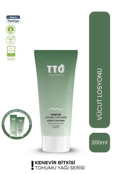 Termal Thermal Kenevir Bitkisi Tohumu Yağı Vücut Losyonu 200 ml– Lansman Fiyatı ürün görseli 1