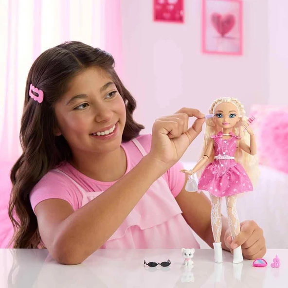 Barbie Dream Besties Barbie Malibu ve Aksesuarları JKP50 ürün görseli 1