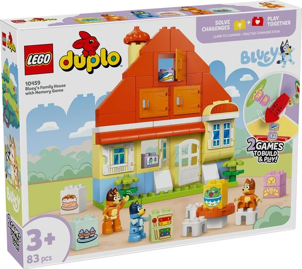 LEGO Bluey 10459 Bluey's Family House with Memory Game ürün görseli 1