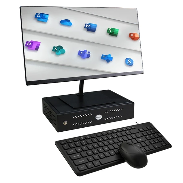ESONIC MK2 İ5 3N 16GB DDR3 480SSD 24" Monitörlü Mini PC Oem Paket ürün görseli 1