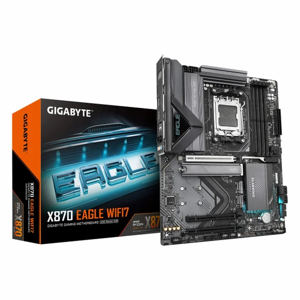 Gigabyte X870 Eagle WiFi7 DDR5 (8000MHz)OC M.2 HDMI/USB-C PCIe 5.0 AM5 ATX Anakart ürün görseli 1