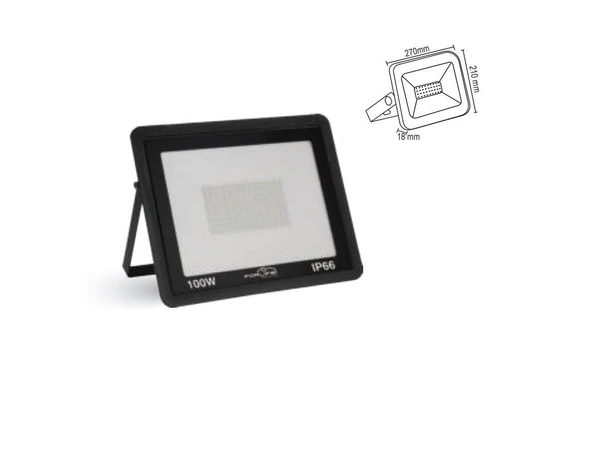 100 W SLİM KASA LED PROJEKTÖR ürün görseli 1