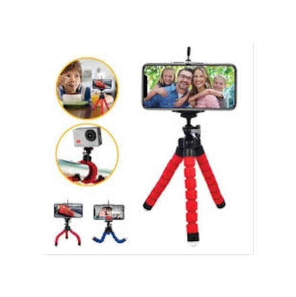 PİRANHA 5425-K TRİPOD AHTAPOT TELEFON TUTUCU ürün görseli 1