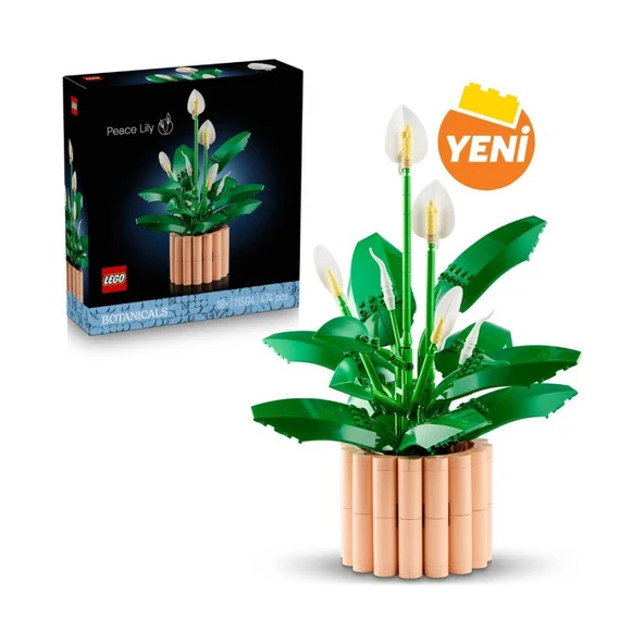 LEGO 11504   Botanicals Barış Çiçeği - Yetişkinler için Dekoratif Model Yapım Seti (474 Parça) ürün görseli 1
