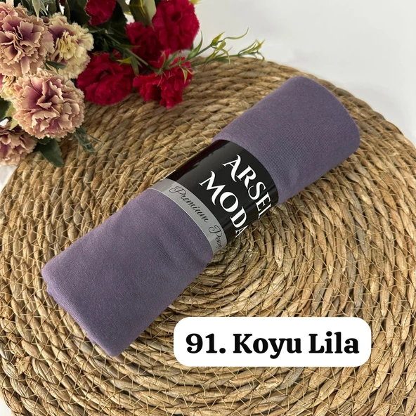 ArSel Moda Penye Şal  Koyu Lila LPSA91 ürün görseli 1