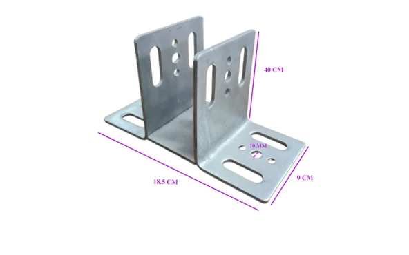 ALÜMİNYUM CEPHE U ANKRAJ DEMİRİ 4 MM - Resim 9