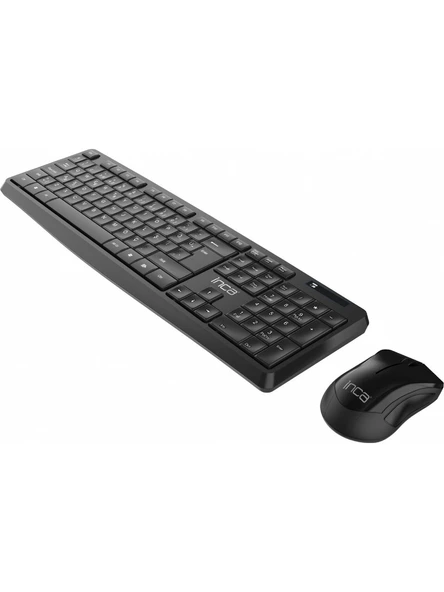 Inca IWS-538 Wireless Slim Dizayn Soft Touch Q Klavye & Mouse Set - Resim 2