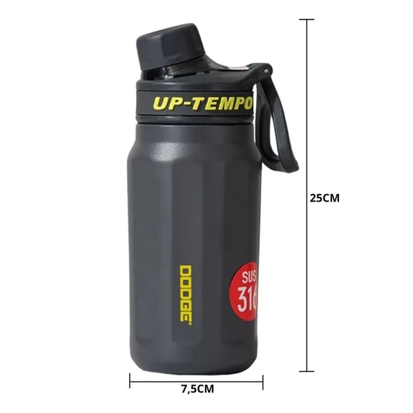 Dodge Up Tempo Çelik Termos Matara 520Ml Beyaz - Resim 5