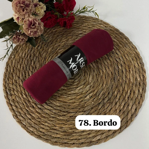 ArSel Moda Penye Şal Bordo LPSA78 ürün görseli 1