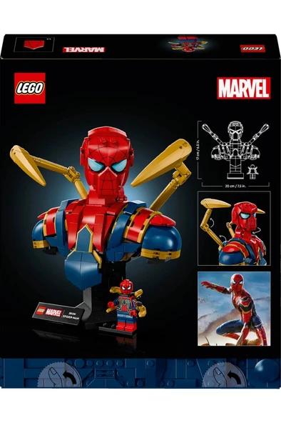 LEGO Marvel Iron Örümcek Adam Büstü 76326 - Resim 3