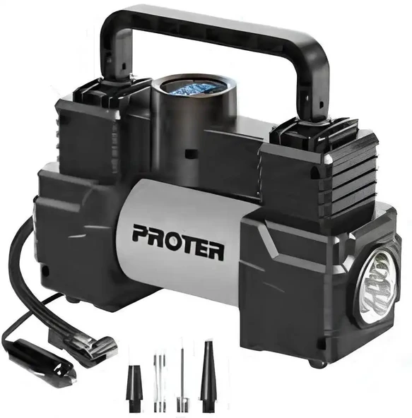 Proter PR 247 DC Lastik Şişirme Mini Araç Kompresörü ürün görseli 1