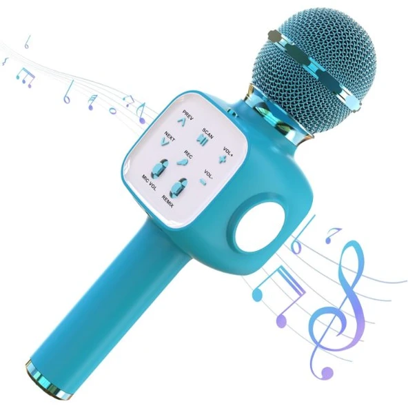 Eğlenceli Karaoke Mikrofonu - Çocuklar İçin ürün görseli 1