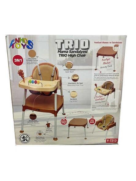 Trıo 3n1 Mama Sandalyesi 2136 ürün görseli 1