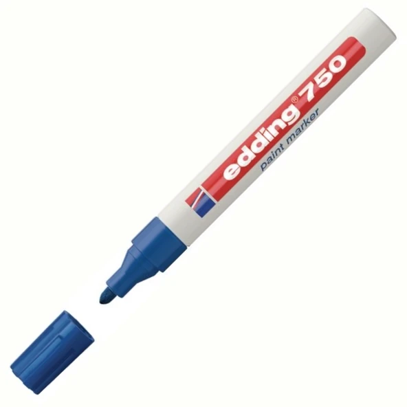 Edding Dekorasyon Markörü E-750 Mavi 10’lu ürün görseli 1