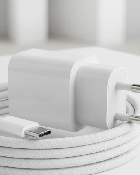 İPHONE 17 PRO MAX UYUMLU ŞARJ SETİ - Resim 5