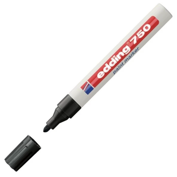 Edding Dekorasyon Markörü E-750 Siyah 10’lu ürün görseli 1
