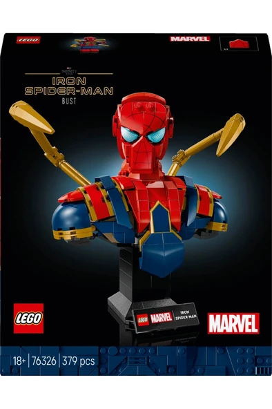 LEGO Marvel Iron Örümcek Adam Büstü 76326 - Resim 4
