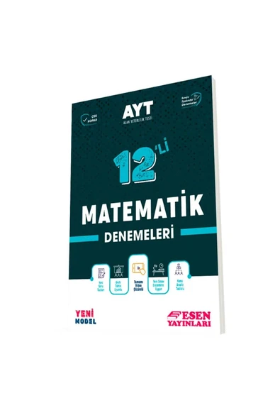 Esen Ayt Matematik 12 Deneme ürün görseli 1