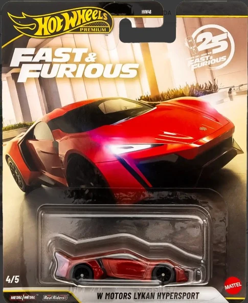 Hot Wheels Premium Fast & Furious W Motors Lykan Hypersport JHW70 ürün görseli 1