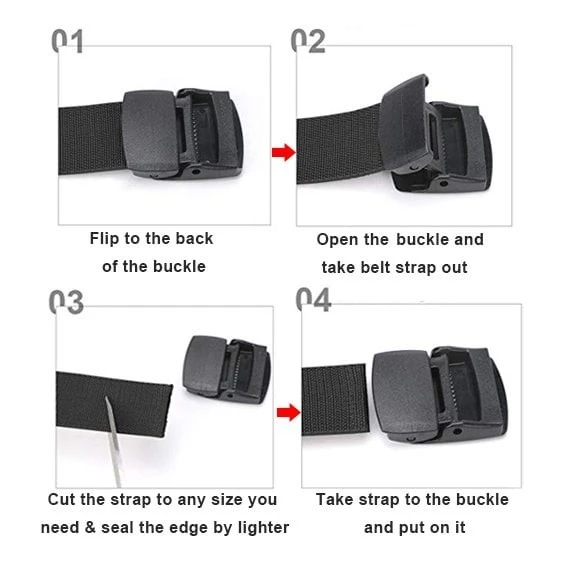 Evolite Outdoor Stretch Kemer 4cm - Haki - Resim 6