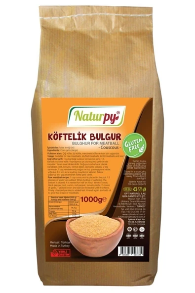 Naturpy Glutensiz Köftelik Bulgur (kuskus) 1000 Gr ürün görseli 1