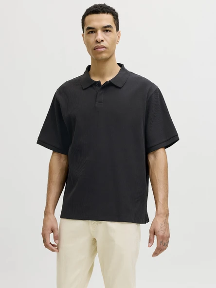 JACK JONES Erkek Pamuklu Polo Yaka Tişört 12287988 ürün görseli 1
