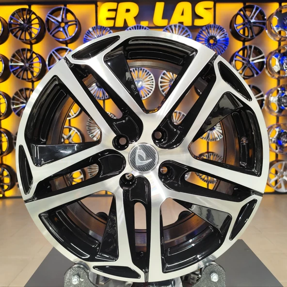 4 Adet BK-5516 7.5*17 4*108 ET28 65.1 BLACK MACK JANT (Takım) ürün görseli 1