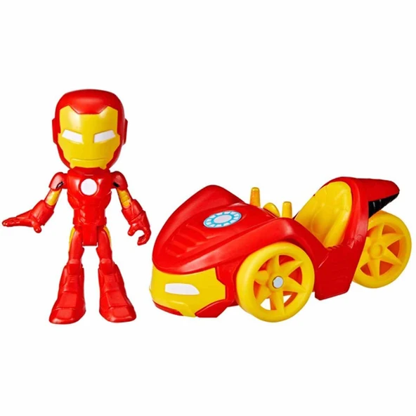 Spidey And His Amazing Friends Araç Ve Figür Seti F6776 F7458 Iron Man ürün görseli 1