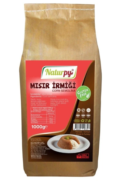 Naturpy Glutensiz İrmik 1000 gr ürün görseli 1