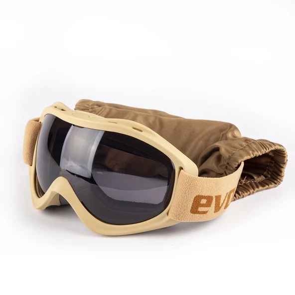 Evolite Balistik Protector Goggles - Coyote MIL-PRF - Resim 4