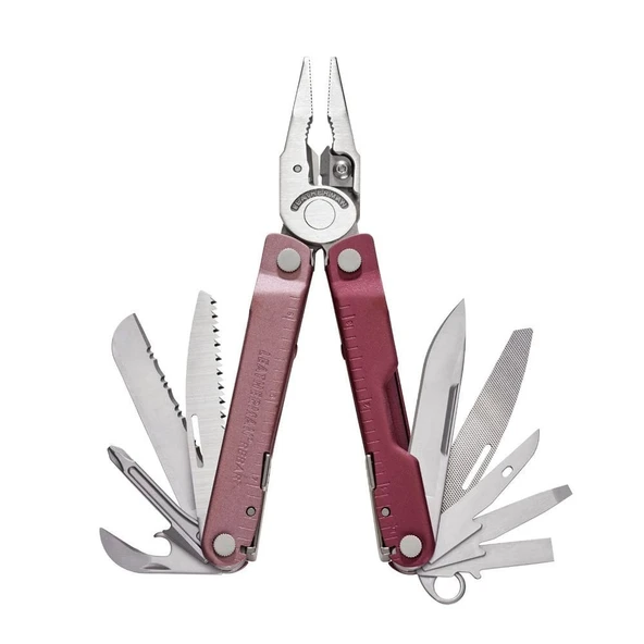 Leatherman Rebar Heathered Cranberry Tool ürün görseli 1