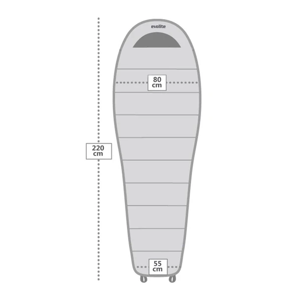 Evolite Ocean Pro -18°C Uyku Tulumu - Resim 6