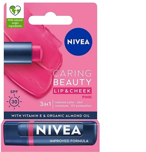 Nivea Renkli Dudak Bakım Kremi Pembe 4,8 gr ürün görseli 1