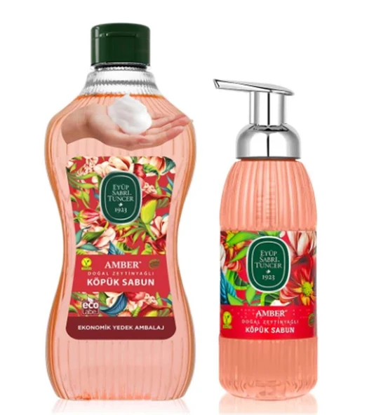 Eyüp Sabri Tuncer 1,5 lt+500 ml Amber Doğal Zeytinyağlı Köpük Sabun ürün görseli 1