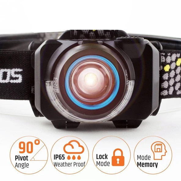 Evolite Eclipse 450 lm. IP65 Kafa Lambası - Resim 4