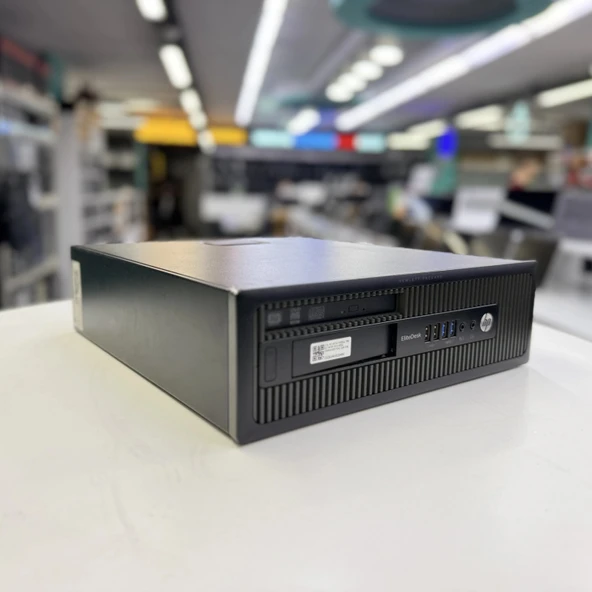 Hp EliteDesk 800 G1 Yatay İ3 4130 8Gb 240Gb Masaüstü Ofis Bilgisayarı 2.El Pc 3 Ay Garantili ürün görseli 1