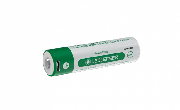 Led Lenser 14500 Li-ion Şarj Edilebilir Pil 880 mAh ürün görseli 1